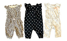 Roupas Carters bebê menina 3 meses roupas calças macacão primavera calças leopardo, usado comprar usado  Enviando para Brazil