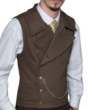 Usado, Colete masculino terno gola lapela formal peito duplo business slim fit colete comprar usado  Enviando para Brazil