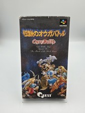 SFC Super Famicom Ogre Battle mit OVP und Anleitung Japan comprar usado  Enviando para Brazil