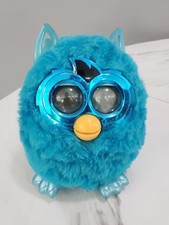 Furby BOOM Special Edn Aqua azul-petróleo cromado metálico Hasbro testado funciona 2012 comprar usado  Enviando para Brazil