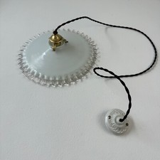Suspension vintage opaline d'occasion  Lille-