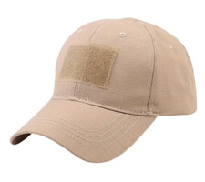 Casquette beige velcro d'occasion  Ecques