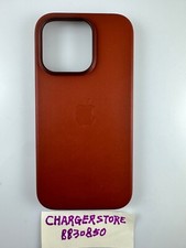 Capa de couro original genuína Apple com Magsafe para iPhone 14 Pro Umber 6.1" comprar usado  Enviando para Brazil
