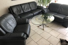 Leder sitzgarnitur 3er gebraucht kaufen  Bergheim