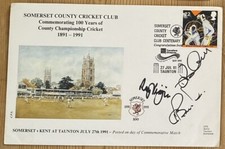 Signed cricket cover for sale  MILTON KEYNES