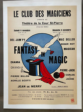 Affiche ancienne entoilee d'occasion  Fleury-les-Aubrais