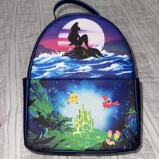 Mini Mochila Loungefly Disney Princesa Ariel A Pequena Sereia Silhueta comprar usado  Enviando para Brazil