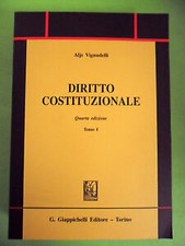 Diritto costituzionale 4edizio usato  Italia