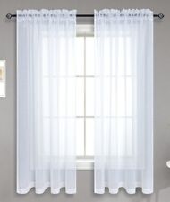 White sheer curtains for sale  Canal Fulton