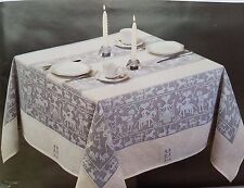 Toalha de mesa estilo egípcio em renda branca cru 59"x59" mesa de cabeceira quadrada comprar usado  Enviando para Brazil