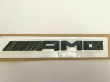 Usado, Adesivo emblema porta-malas letras AMG preto brilhante para Mercedes Benz AMG comprar usado  Enviando para Brazil
