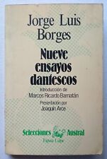 Borges, Jorge Luis - Nueve Ensayos Dantescos - Primera Edición - (1982) - SIGNED comprar usado  Enviando para Brazil