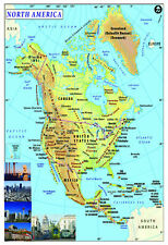 North america map for sale  MANCHESTER