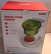 Máquina de cone de neve ZOKU, máquina de gelo raspada fácil de usar com aço inoxidável Bla... comprar usado Máquina de cone de neve ZOKU, máquina de gelo raspada fácil de usar com aço inoxidável Bla... comprar usado  Enviando para Brazil