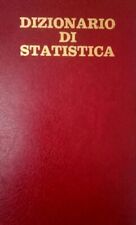 Libro dizionario statistica usato  Torino