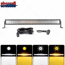 Barra de luz LED 180W 32"" polegadas âmbar branco estroboscópio combo caminhão offroad 4WD ATV SUV comprar usado  Enviando para Brazil