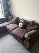 Brown corner settee for sale  WILLENHALL