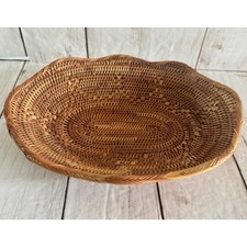 Woven rattan basket for sale  Waverly