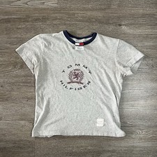 Camiseta Feminina Vintage Anos 90 Tommy Hilfiger Bebê Pequena Cropped Feminina Fabricada nos EUA comprar usado  Enviando para Brazil