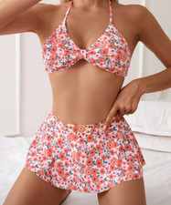 New peach floral for sale  BRADFORD