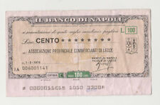 Miniassegni banco napoli usato  Ferrara