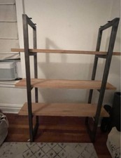 Wood metal bookshelf for sale  New York