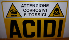 Attenzione acidi corrosivi usato  Volano