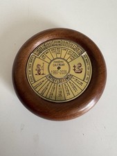 Vintage wooden brass for sale  SOUTHAMPTON