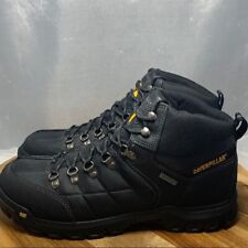 Usado, Bota de trabalho masculina Caterpillar calçado limiar impermeável biqueira macia preta 14 CAT comprar usado  Enviando para Brazil