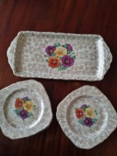 Vintage tea plates for sale  DARWEN