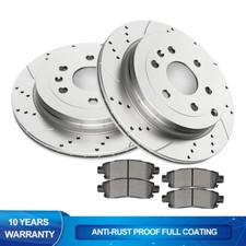 Rotores de disco traseiros + pastilhas de freio para Chevy Traverse GMC Acadia Buick Enclave comprar usado  Enviando para Brazil