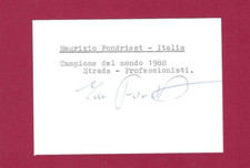 Maurizio Fondriest - Italien   cycling   1988  Weltmeister Straße - Mailand Sieg, usado comprar usado  Enviando para Brazil