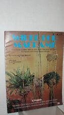 1977  CRAFT BOOKLET "WIRED FOR MACRAME" MACRAME CRAFT BOOK comprar usado  Enviando para Brazil