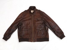 Leather jacket bomber for sale  CHESTERFIELD