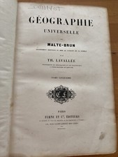 Géographie universelle malte d'occasion  Osny