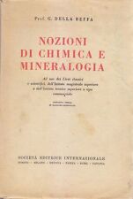 Nozioni chimica mineralogia usato  Bari
