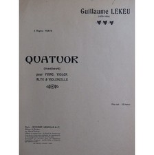 Lekeu guillaume quatuor d'occasion  Blois