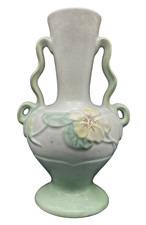 Vaso vintage Weller Panella de cabo duplo 10 pol. comprar usado  Enviando para Brazil