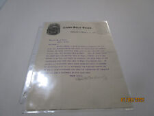 CINTO DE MILHO BANCO KANSAS CITY MO DOCUMENTO BANCÁRIO CARTA SGN JAMES LOMBARD PRES 06 comprar usado  Enviando para Brazil