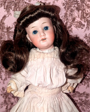 Boneca Bisque Alemã Antiga em Corpo de Madeira 15" Marcada Alemanha S 7 Morena comprar usado  Enviando para Brazil