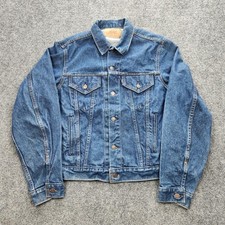 Jaqueta caminhoneiro jeans vintage Levi's masculina 44L azul feita nos EUA 71506 0216 anos 90 comprar usado Jaqueta caminhoneiro jeans vintage Levi's masculina 44L azul feita nos EUA 71506 0216 anos 90 comprar usado  Enviando para Brazil