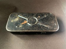Antigua caja metálica vintage para herramientas y repuestos equipo militar coche ejército URSS segunda mano  Embacar hacia Mexico