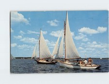 Postcard sloop racing for sale  Almond