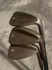 Usado, 🔥 Miura Forged Raw Wedge Set (50,54,58) BB Grind com Blacked-Out Project X 6.5🔥 comprar usado  Enviando para Brazil