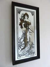Alphonse mucha mirror for sale  LONDON