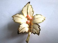 Vintage enamel leaf for sale  DUNGANNON