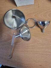 Stainless steel funnels for sale  TELFORD