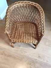 childs rattan chair for sale  SWINDON