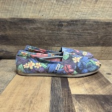 Sapato Feminino TOMS Floral Lona Plana Multicolorido Casual Tropical Tamanho 10 » comprar usado  Enviando para Brazil