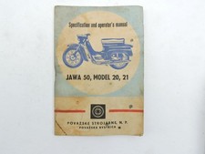 Używany, Original Owners Operators Manual Book Jawa 50 Scooter Model 20 Model 21 443 na sprzedaż  Wysyłka do Poland